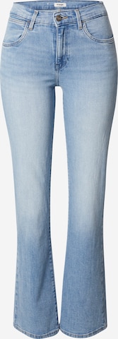 WRANGLER Bootcut Jeans i blå: framsida