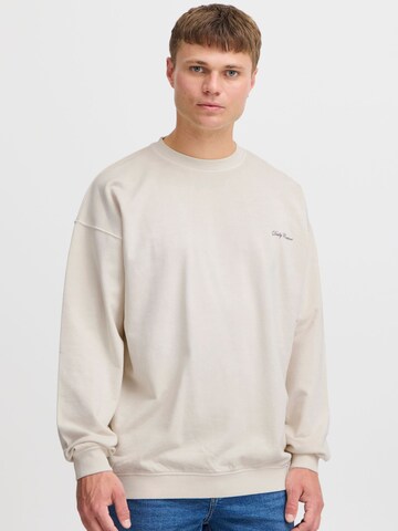 Sweat-shirt !Solid en beige