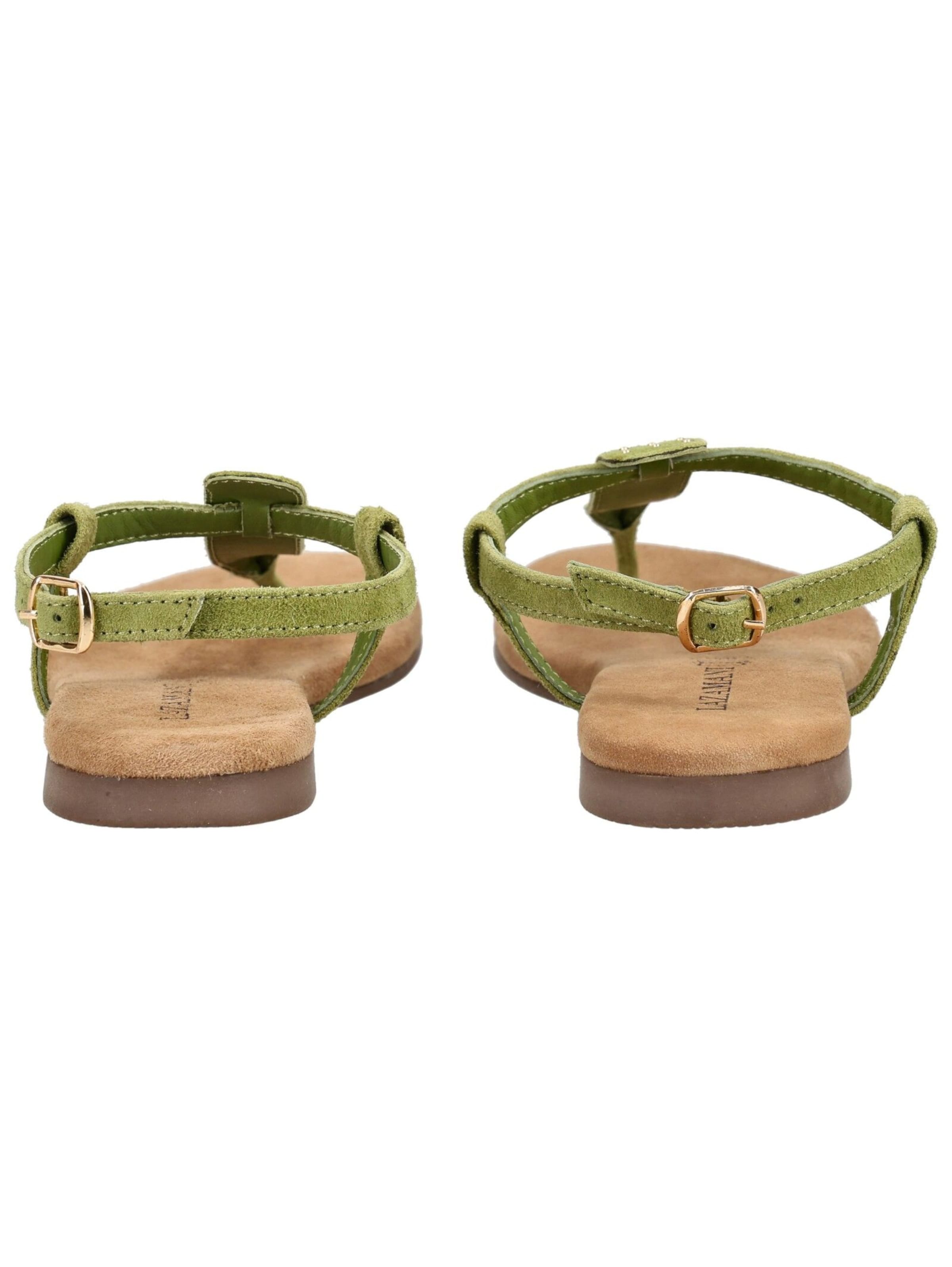 Tongs LAZAMANI en beige