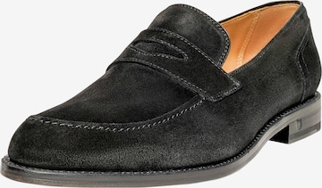 Henry Stevens Slipper 'Marshall PL' in Schwarz: predná strana