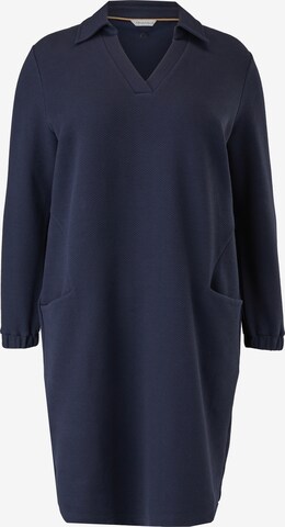 Robe TRIANGLE en bleu : devant