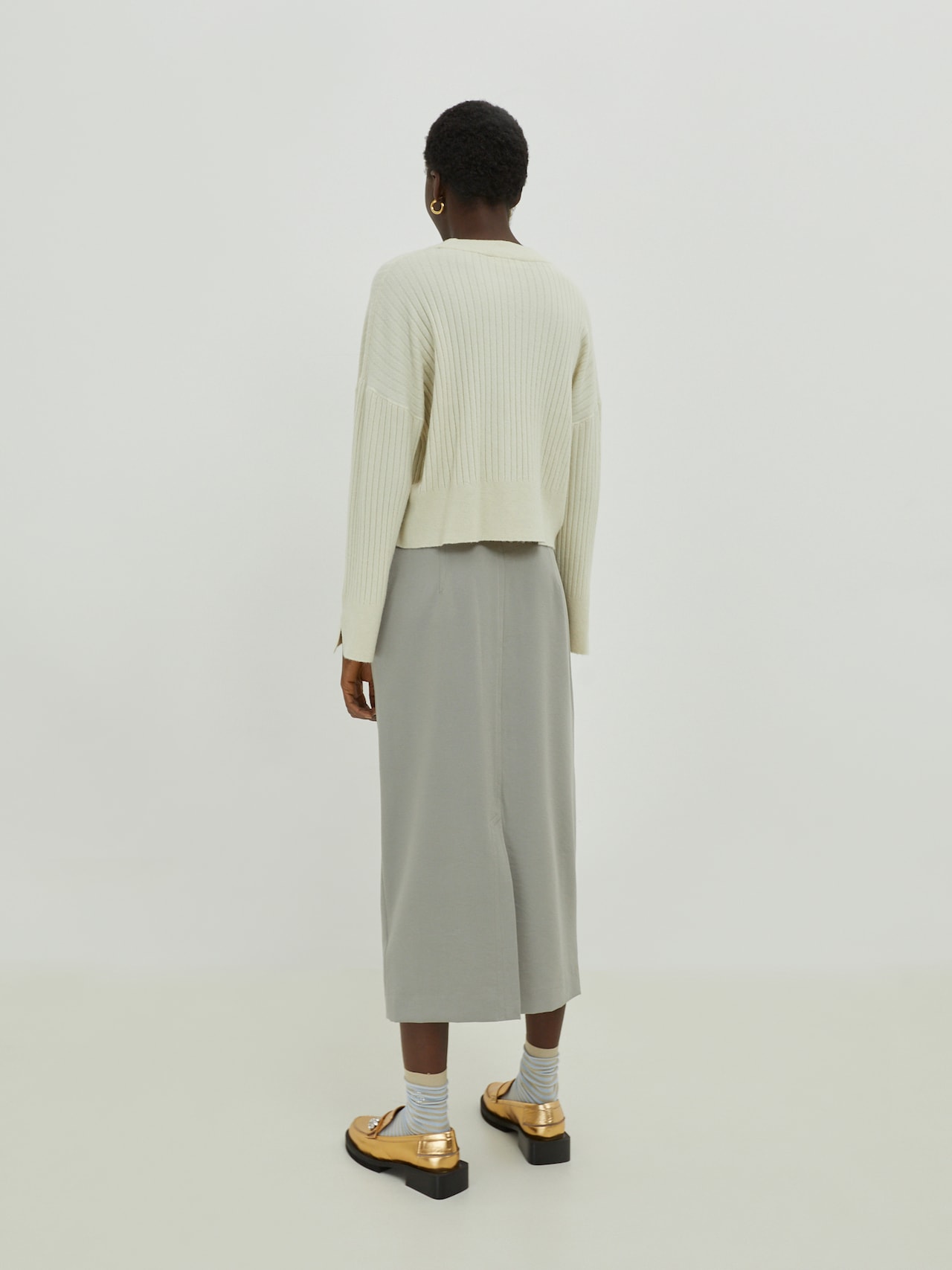 EDITED Jupe 'Mila' gris