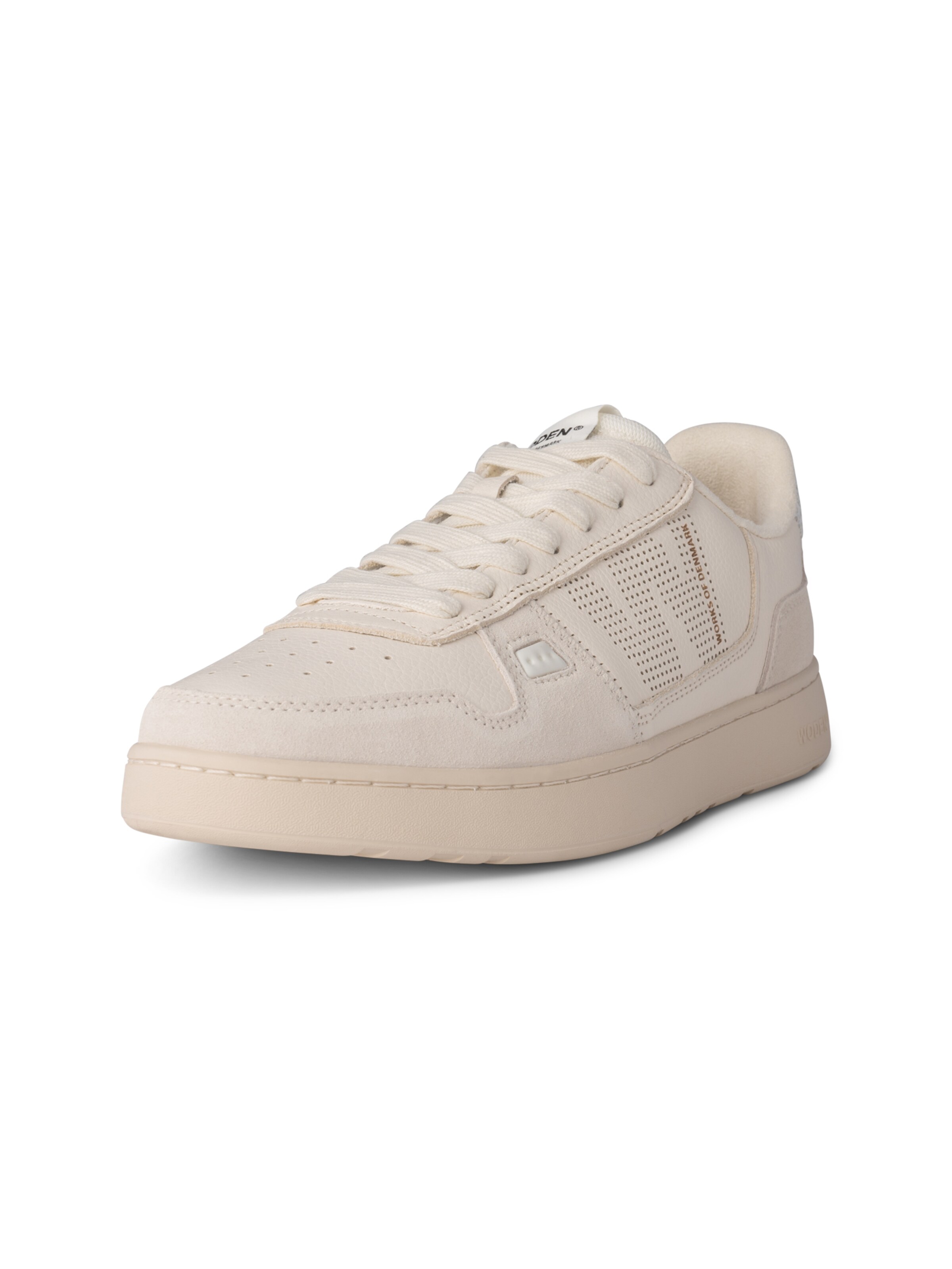 WODEN Sneaker low ' Halfdan ' i hvid: forside