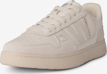 Baskets basses ' Halfdan ' WODEN en blanc : devant