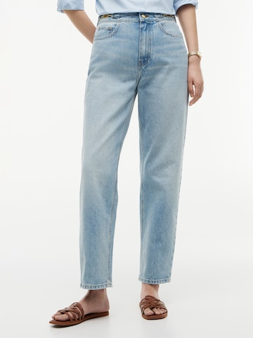 Tapered Jeans de la TOMMY HILFIGER pe albastru: față