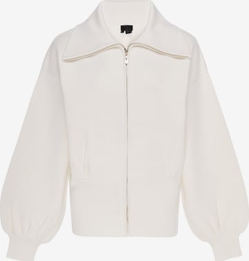 Cardigan DreiMaster Klassik en blanc : devant