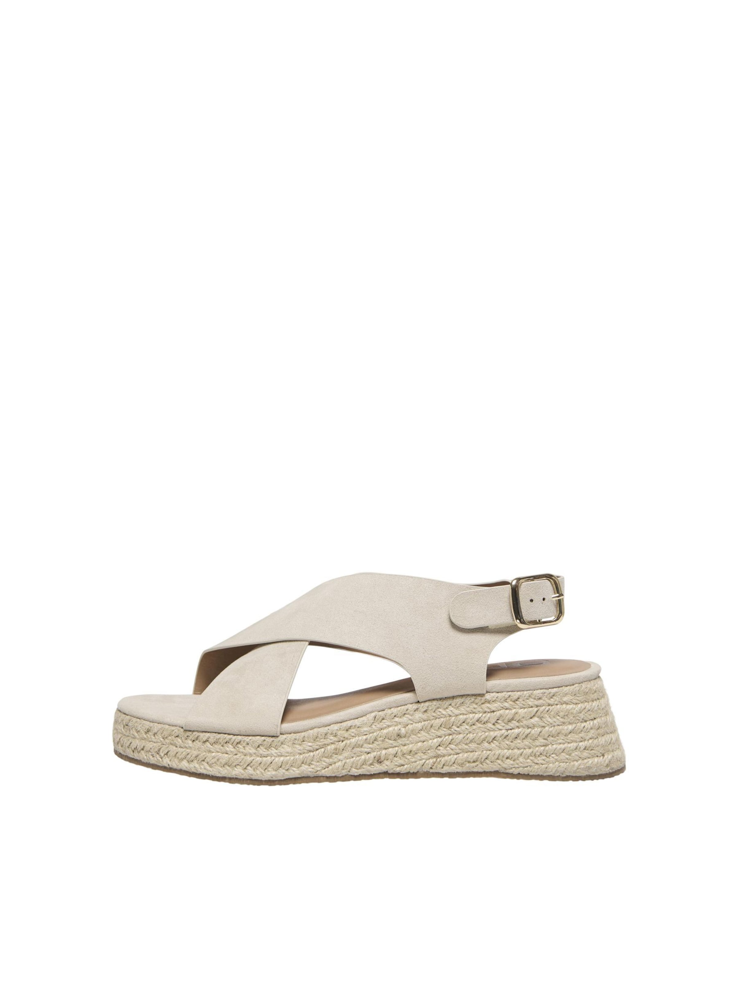 Sandales 'ONLMINERVA-2' ONLY en beige : devant