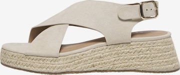 ONLY Sandale 'ONLMINERVA-2' in Beige: Vorderseite