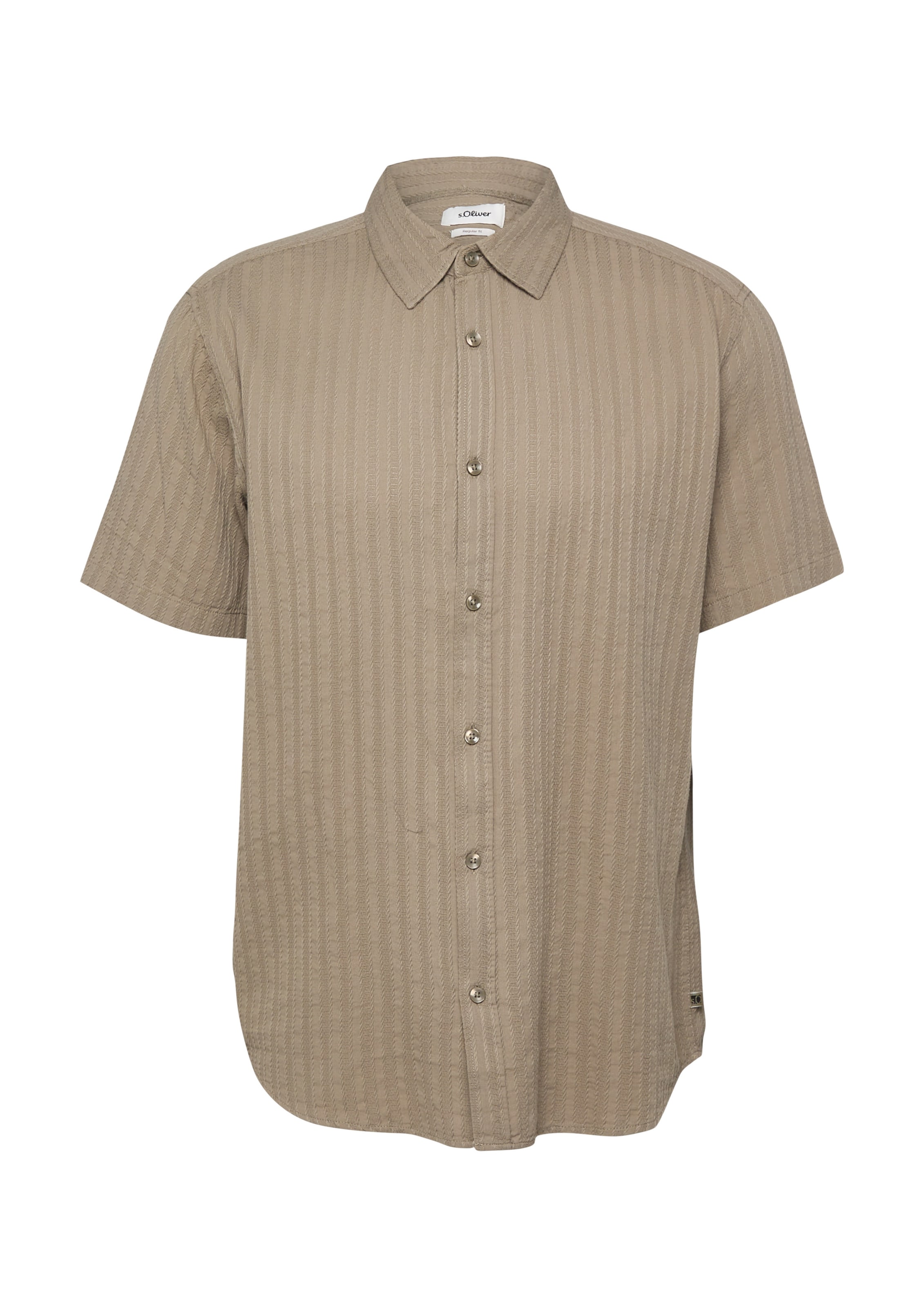 Coupe regular Chemise s.Oliver en marron : devant