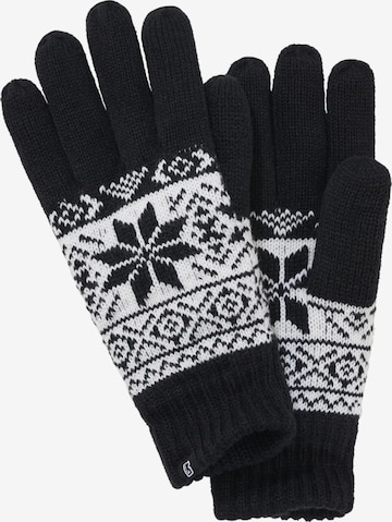 Brandit Full Finger Gloves in Black: front