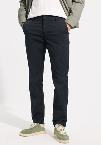 Street One MEN Slim fit Chino Pants in Blue: front
