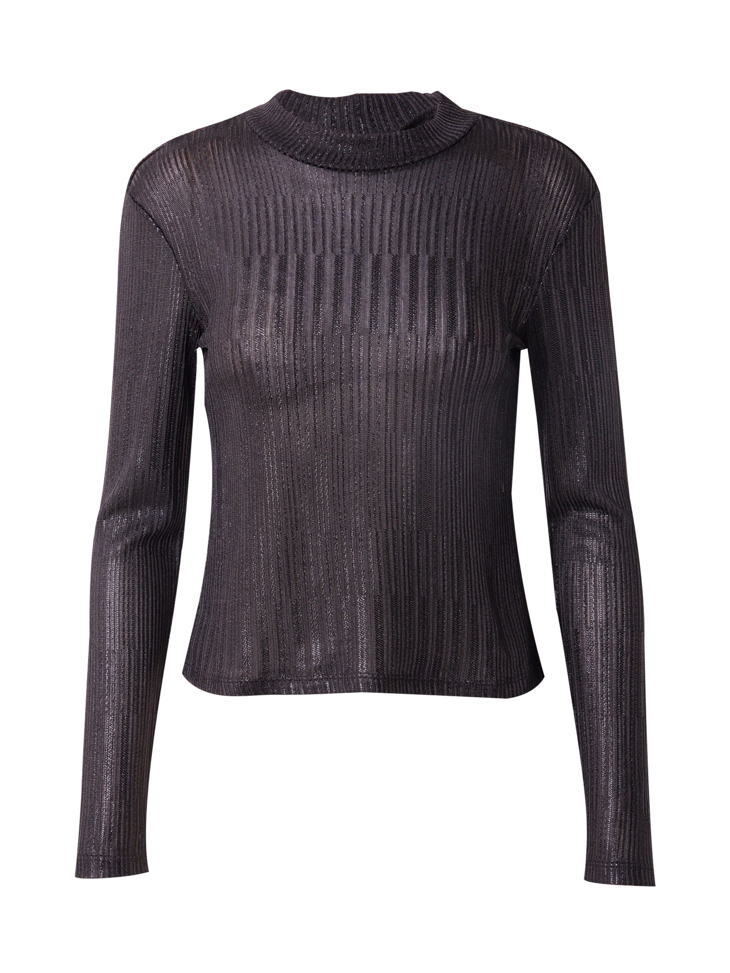 PIECES Póló 'PCROCKY' - fekete: elől