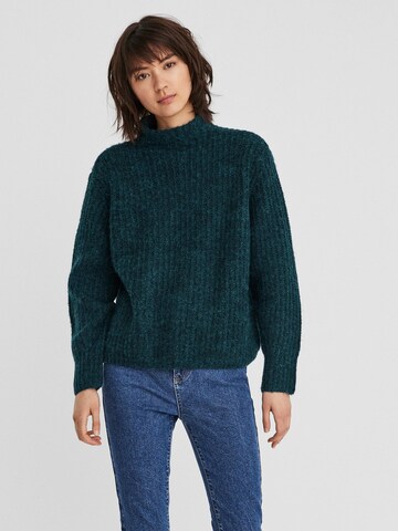 VERO MODA Trui 'Daisy' in Groen: voorkant