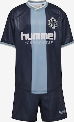Hummel Trainingspak in Blauw: voorkant