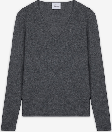 pilka JUST CASHMERE Megztinis 'Joan': priekis