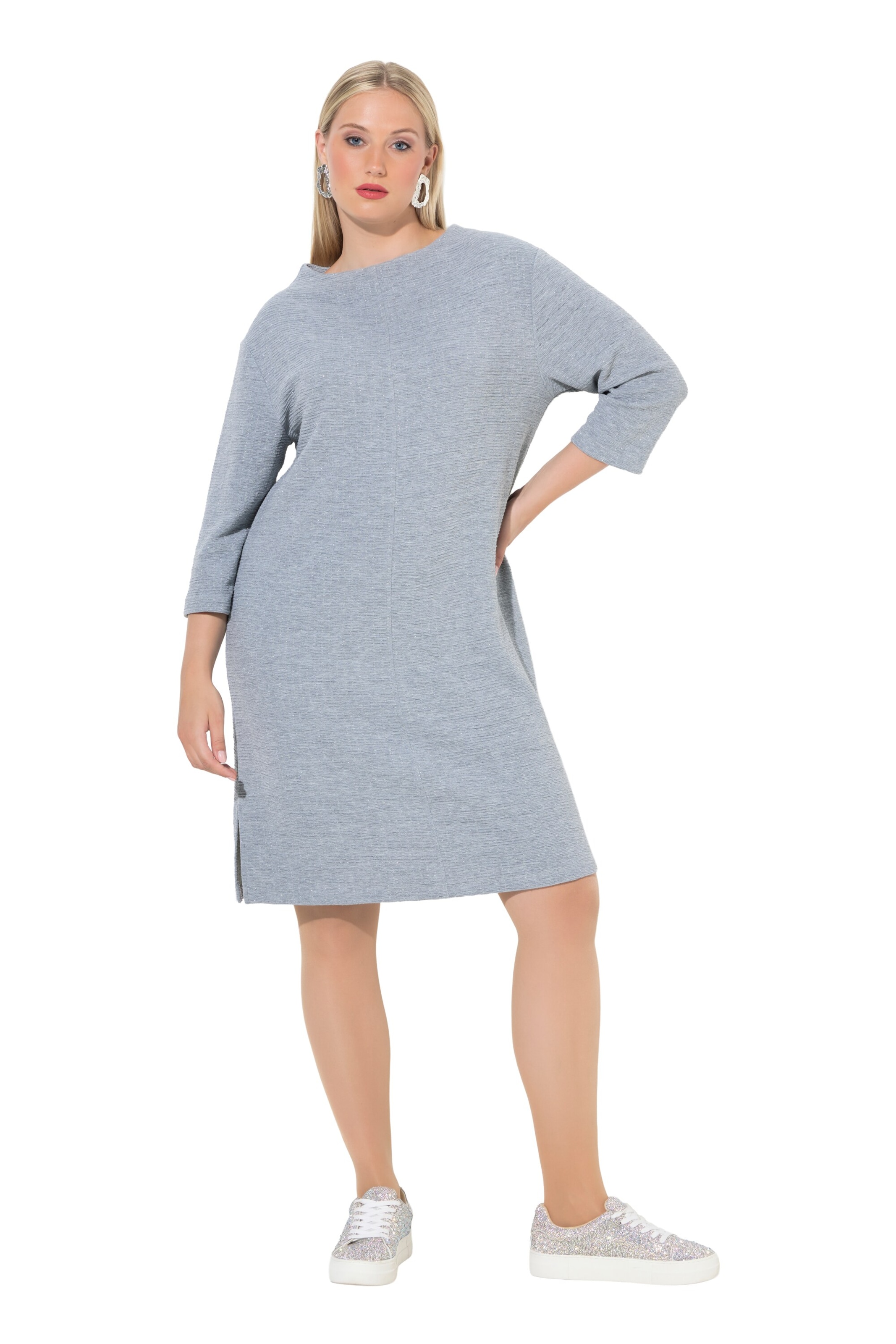 Ulla Popken Dress in Blue: front