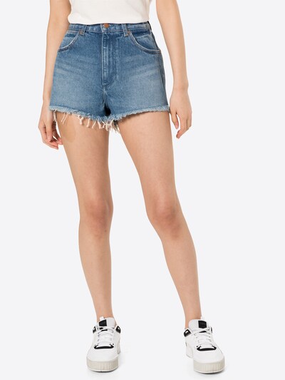 WRANGLER Traperice u plavi traper, Prikaz modela