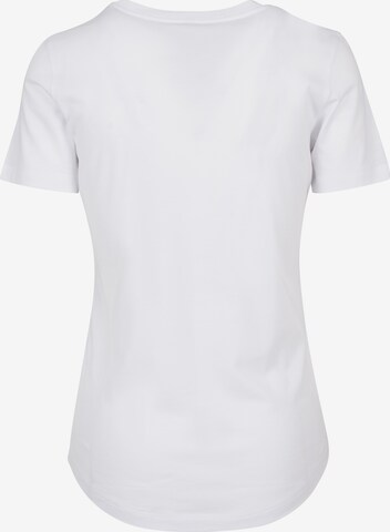 Merchcode Shirt 'One Line Fit' in White