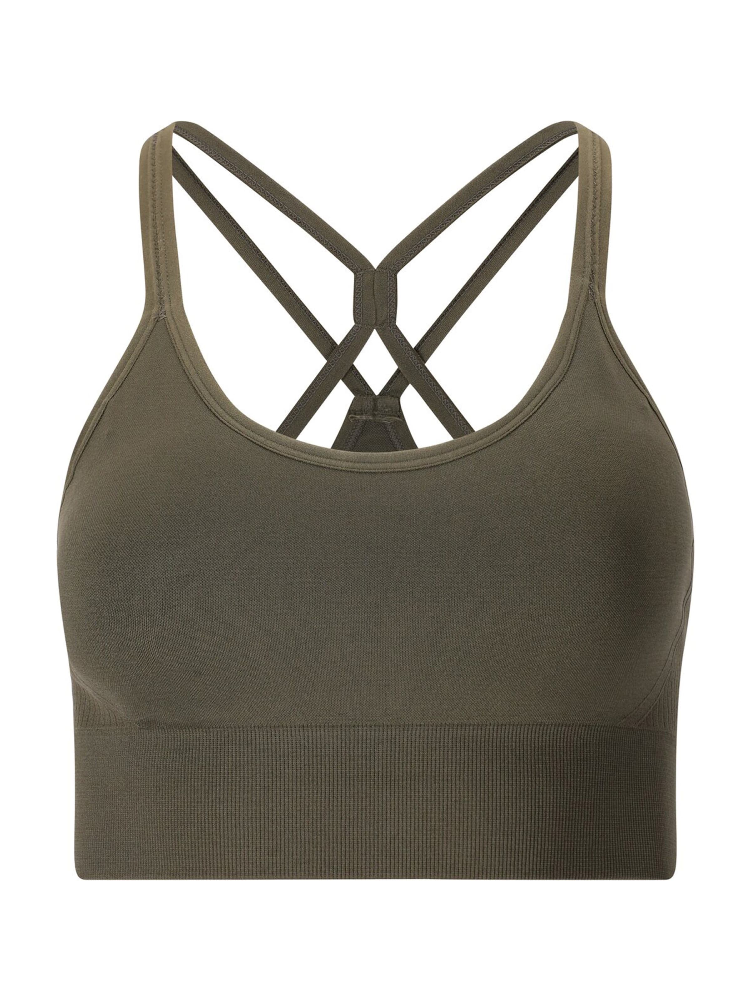 Athlecia Bralette Sports Bra &#x27;Foan V3 Seamless&#x27; in Green: front