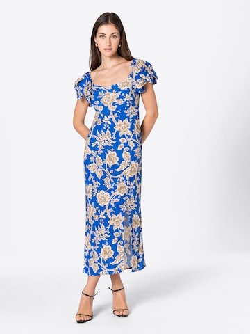 Robe Warehouse en bleu : devant