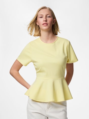 Chemisier PIECES en jaune