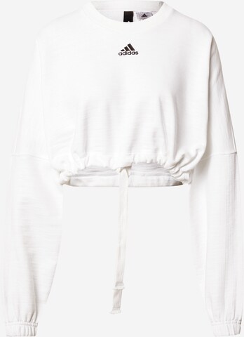 Sweat de sport 'Dance Versatile' ADIDAS SPORTSWEAR en blanc : devant