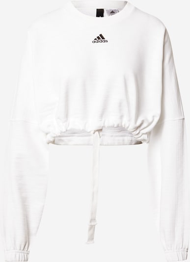ADIDAS SPORTSWEAR Sweatshirt de desporto 'Dance Versatile' em preto / branco, Vista do produto