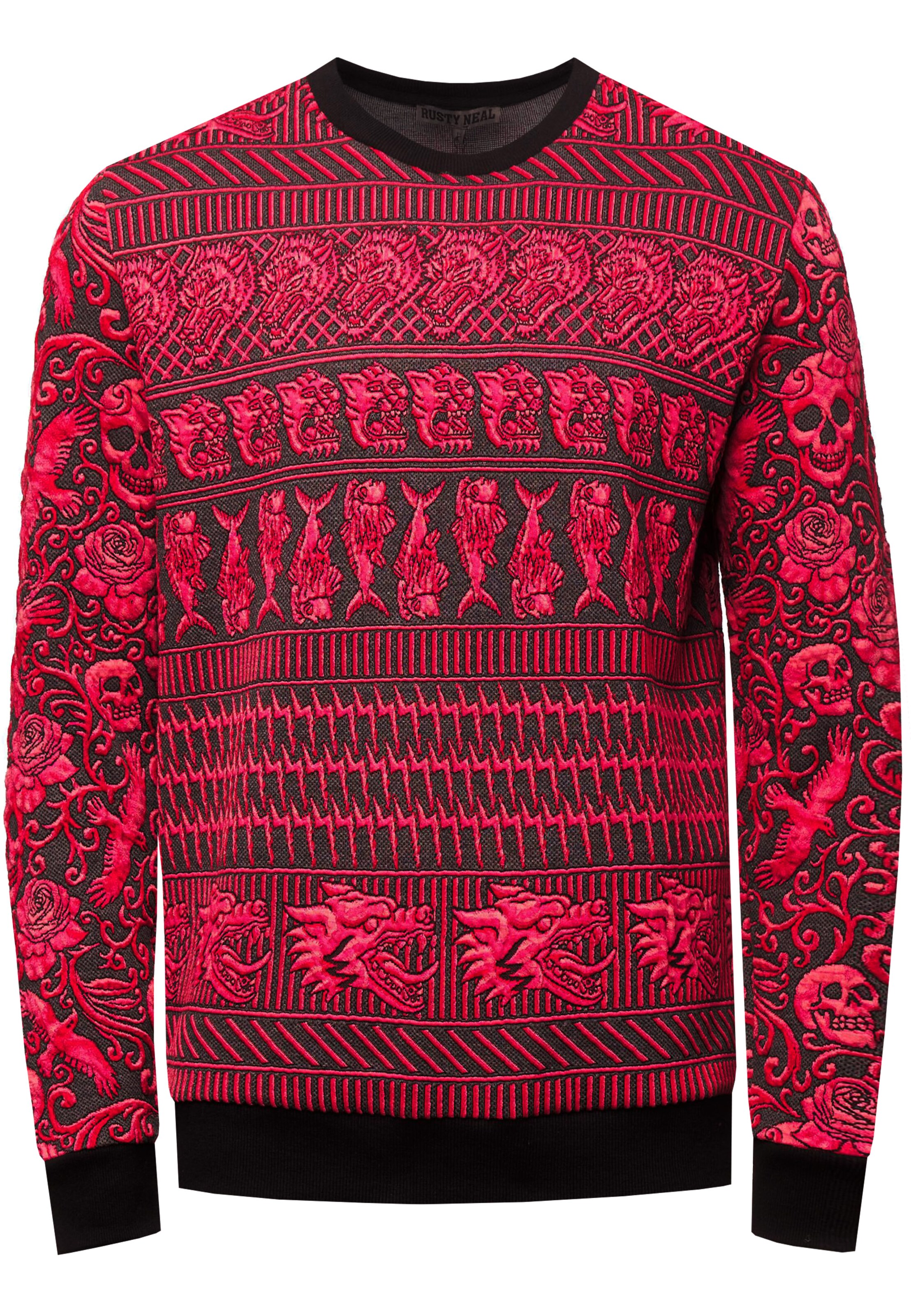 Rusty Neal Sweatshirt in Red: front