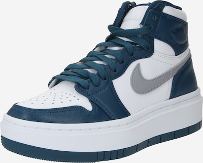 Jordan Augstie brīvā laika apavi 'Air Jordan 1', krāsa - genciāna / pelēks / balts, Preces skats