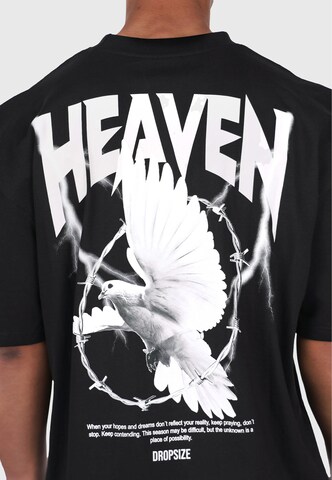 Dropsize Tričko 'Heaven Dove' – černá