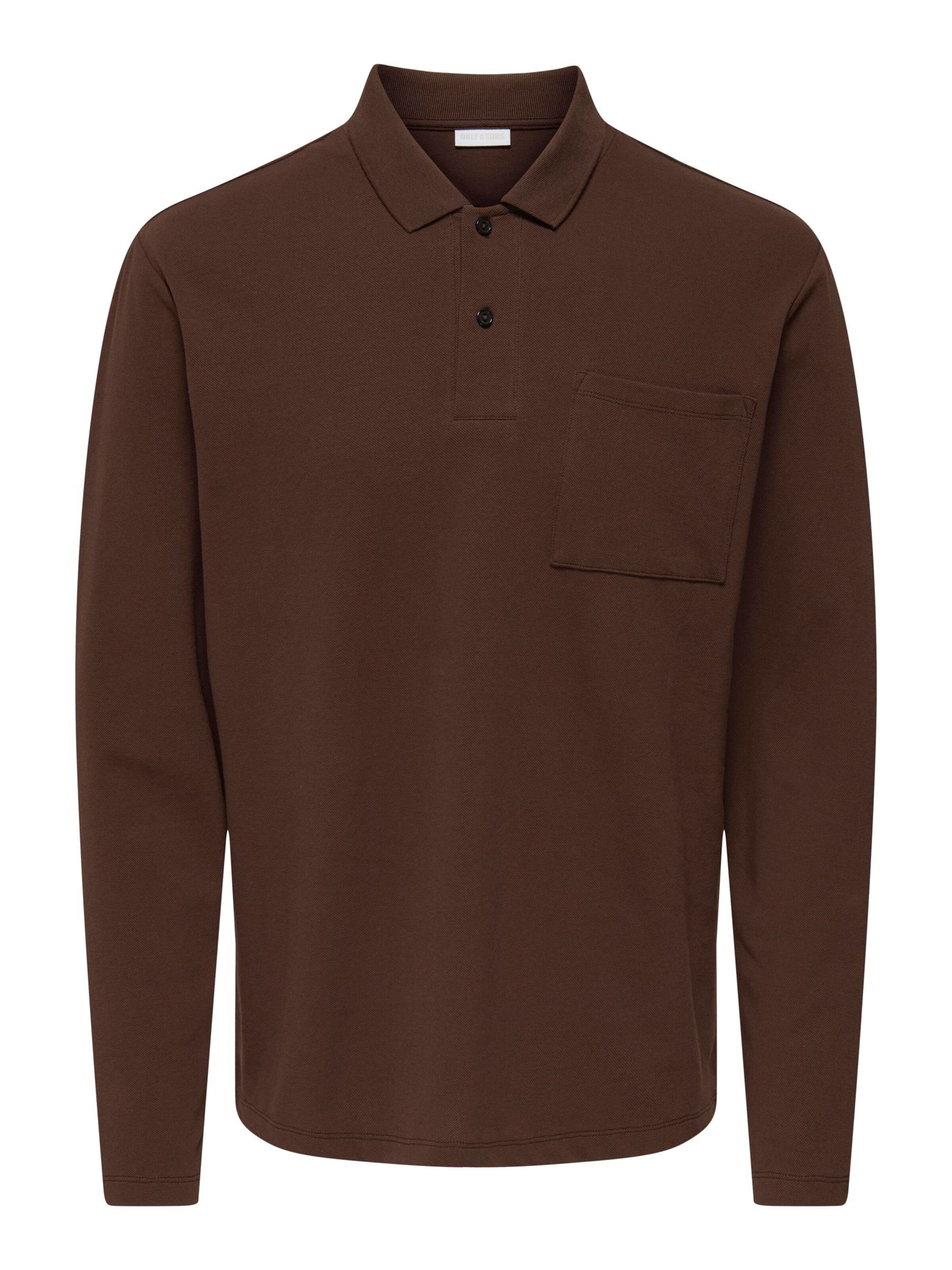 Maglietta 'ONSBen' di Only & Sons in marrone: frontale