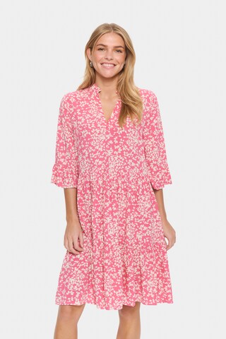 SAINT TROPEZ Kleid 'Eda' in Pink: Vorderseite