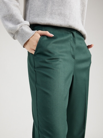 comma casual identity Slim fit Trousers with creases in Green