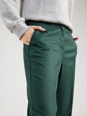 comma casual identity Slim fit Trousers with creases in Green