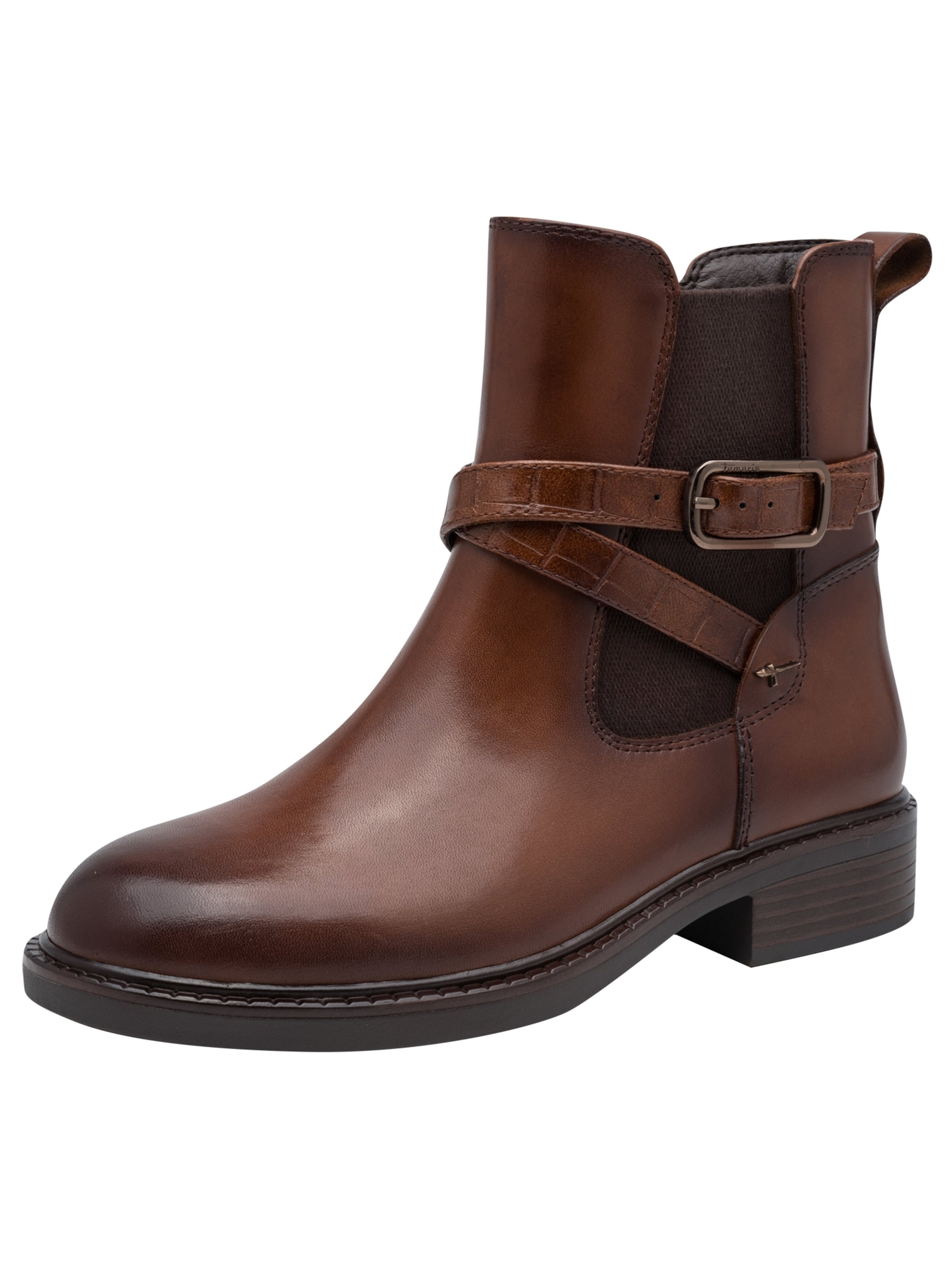 Chelsea Boots Tamaris en marron : devant