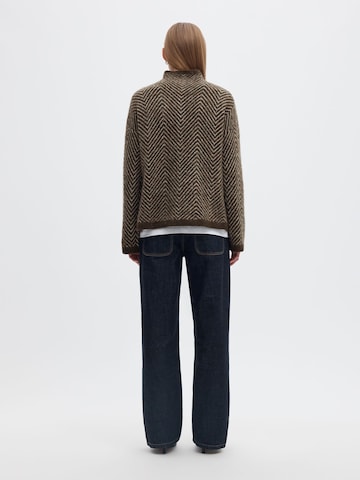 SELECTED - Jersey 'SLWLULU' en marrón
