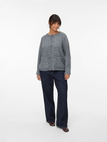 Vero Moda Curve Knit cardigan 'VMCBLOSSOM' in Grey