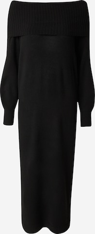 ONLYPletena haljina 'ONLODA' - crna boja: prednji dio