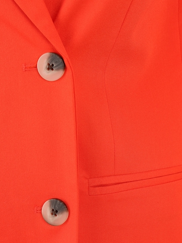 PIECES - Blazer 'Amalie' em vermelho