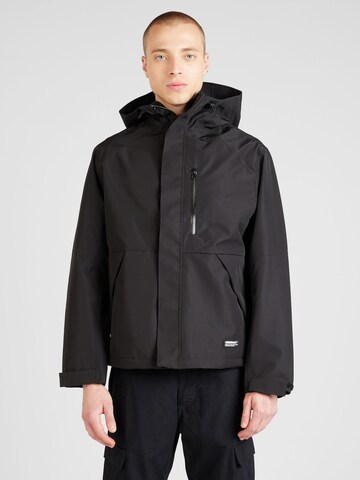 JACK & JONES - Chaqueta de entretiempo 'MONT' en negro: frente