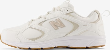 Sneaker bassa '408' di new balance in bianco: frontale
