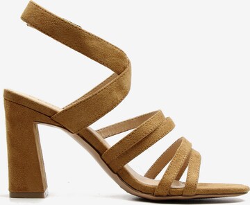 Celena Strap sandal 'Cecily' in Brown