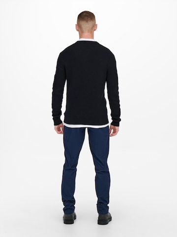 Only & Sons Sweater 'Phill' in Blue