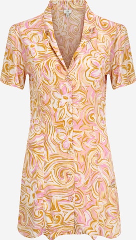 River Island Petite Shirt Dress in Pink: front