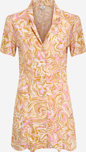 River Island Petite Shirt dress in Saffron / Lemon yellow / Light yellow / Light pink / White, Item view
