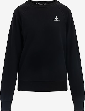 DreiMaster Maritim - Sudadera 'Bridgeport' en negro: frente