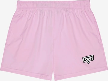 Bucketz Regular Housut värissä vaaleanpunainen: etupuoli