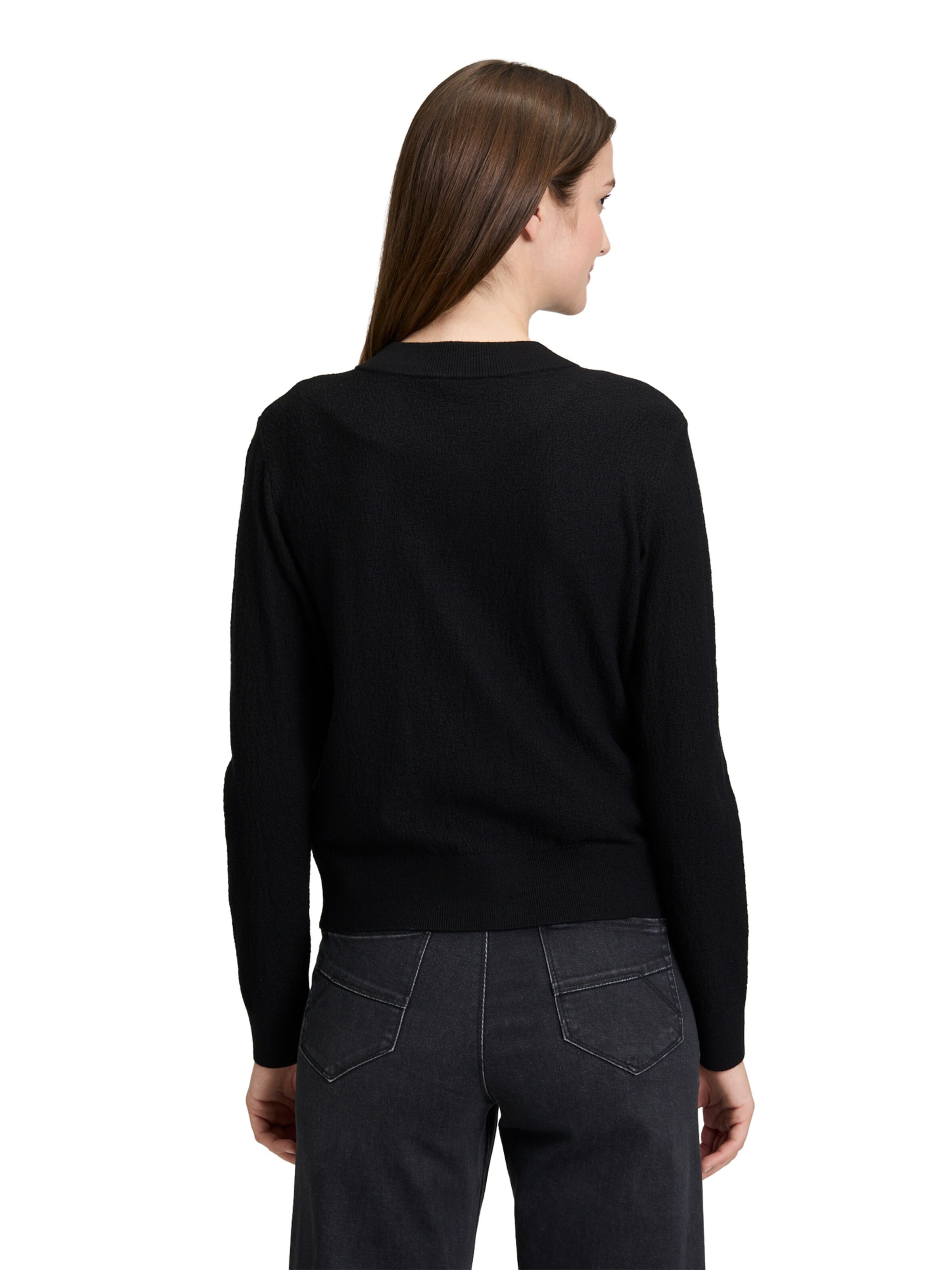 Betty & Co Strickjacke in Schwarz