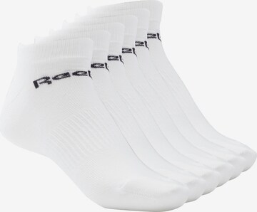 Reebok Athletic Socks in White: front