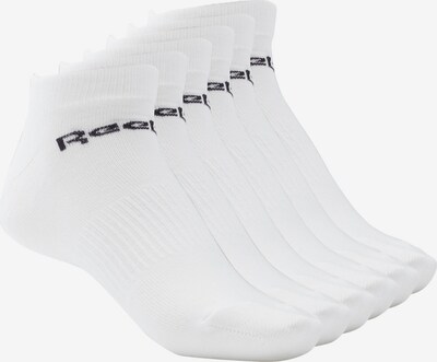 Reebok Sport Athletic Socks in Black / White, Item view